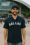 Baseball inspired Dallas Button Down